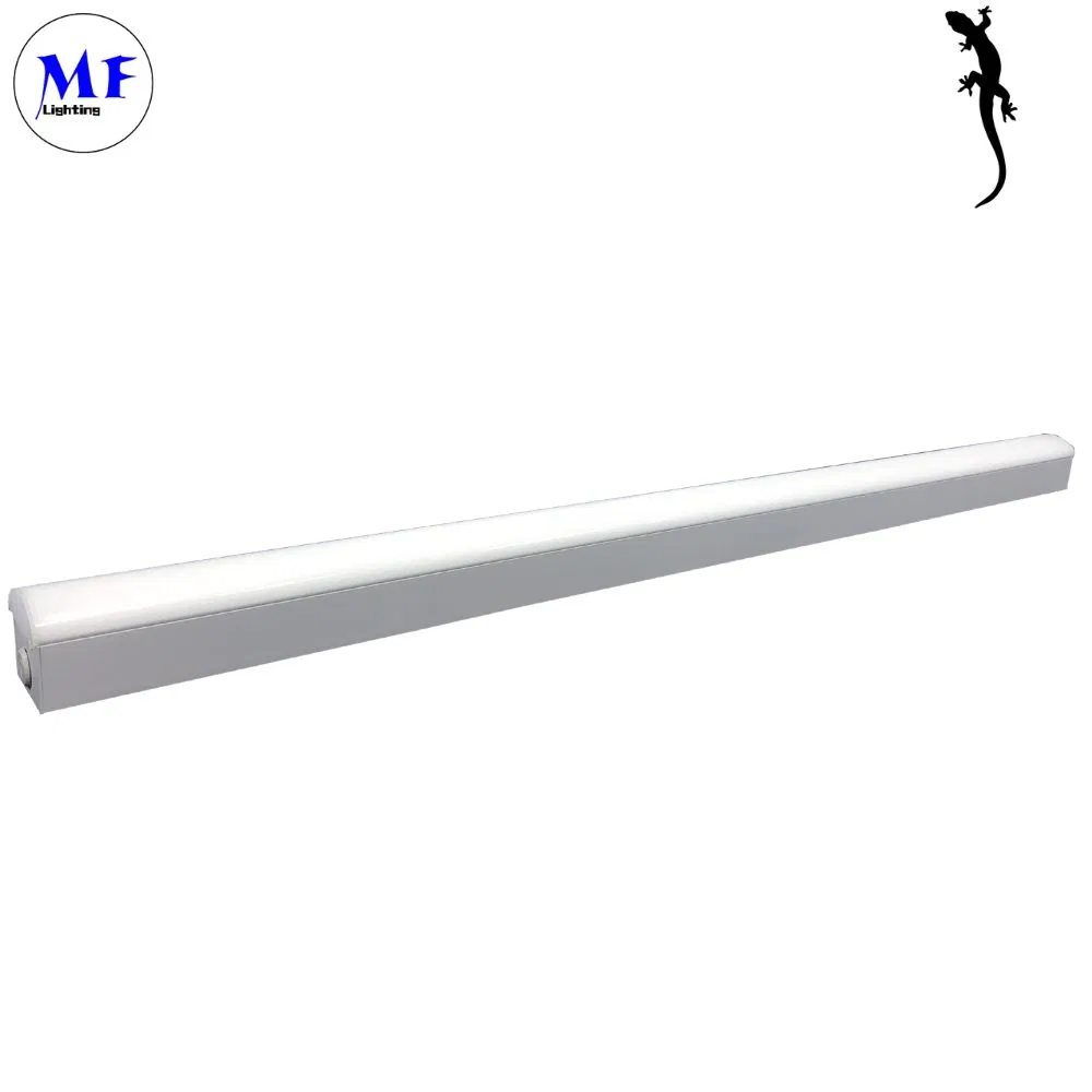 IP54 4FT 40W Iluminação de Túnel LED Tri-Proof Linkável ao Ar Livre de Alto Lúmen 160lm/W Luz Tubular LED Linear à Prova d'Água Luz Linear LED para Supermercado