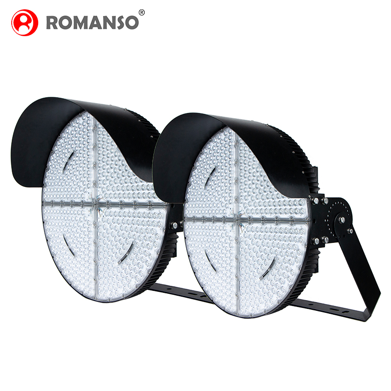 400W 600W 750W 1000W 1200W Luz LED para Estádio 150lm/W IP67 Luz para Estádio para Iluminação de Construção de Campo Esportivo