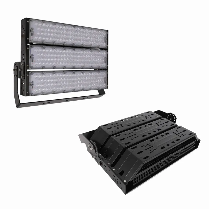 Iluminação de Estádio de Futebol LED Meanwell 160lm/W CRI>80 3000-6500K 1000W