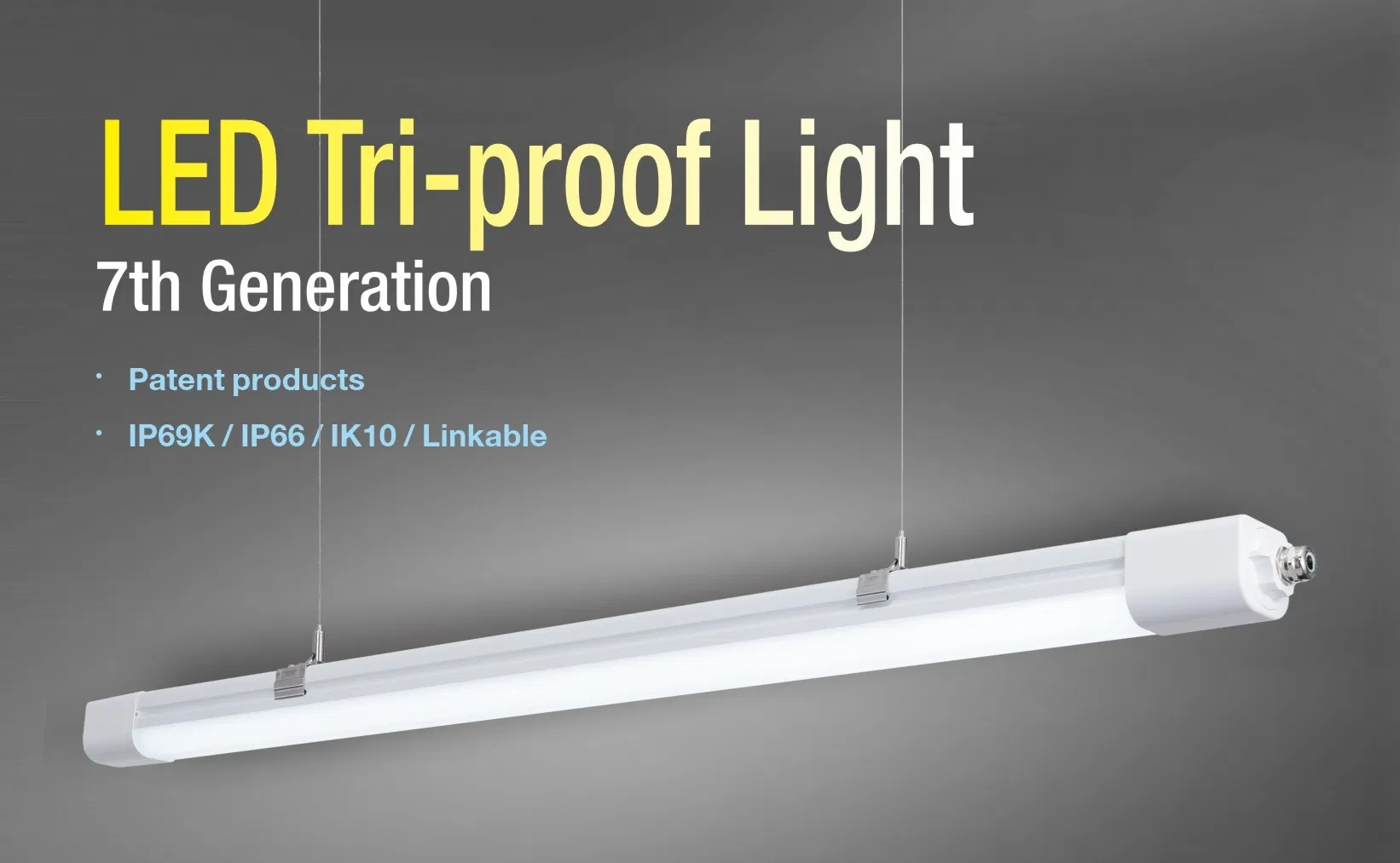Luz Linear LED à Prova d'Água Iluminação Industrial