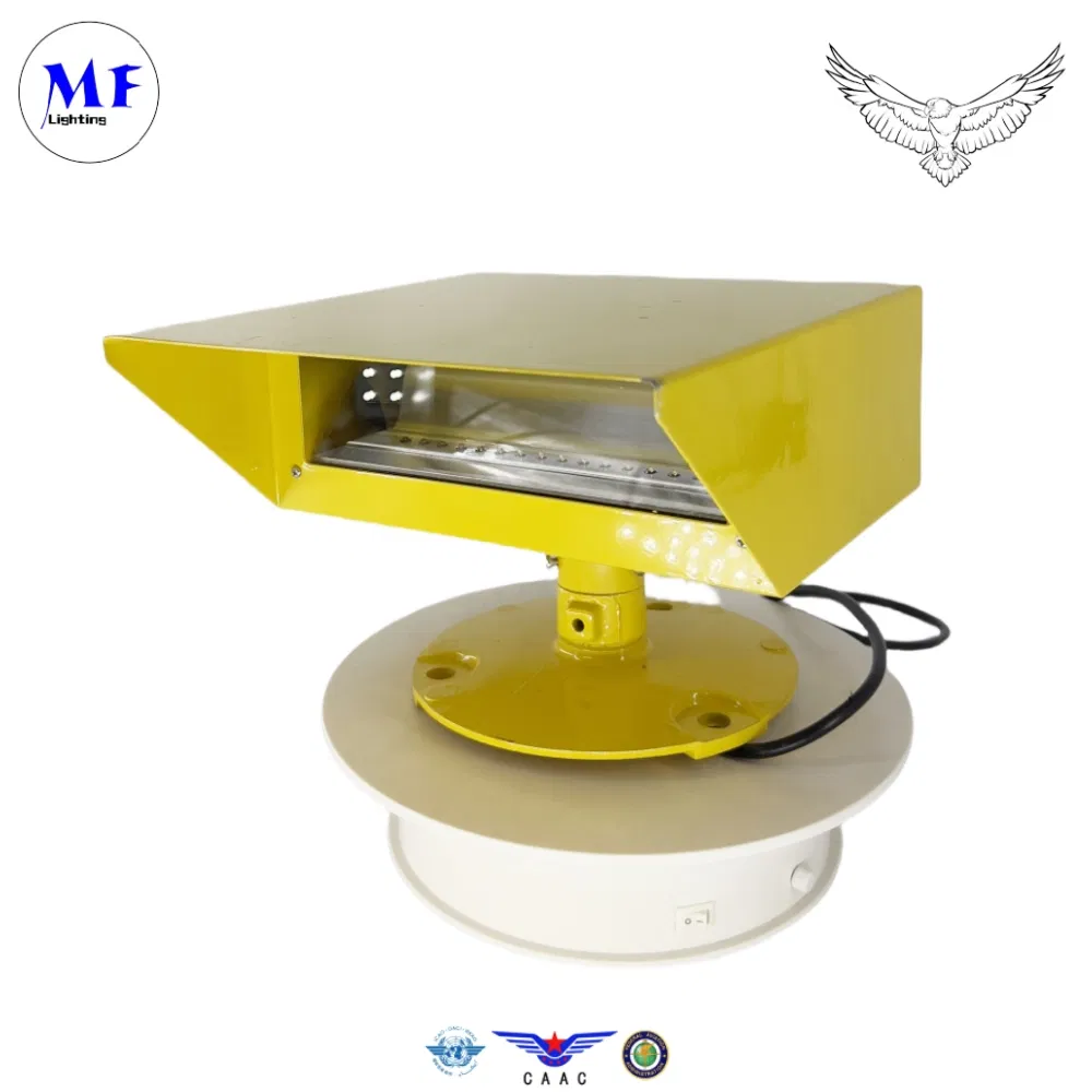 Alta Intensidade IP66 À Prova D'Água Branca Solar Poder AC DC Obstrução Aeronáutica Aviso Aviação LED Superfície Heliponto Helideck Helipad Luz de Inundação