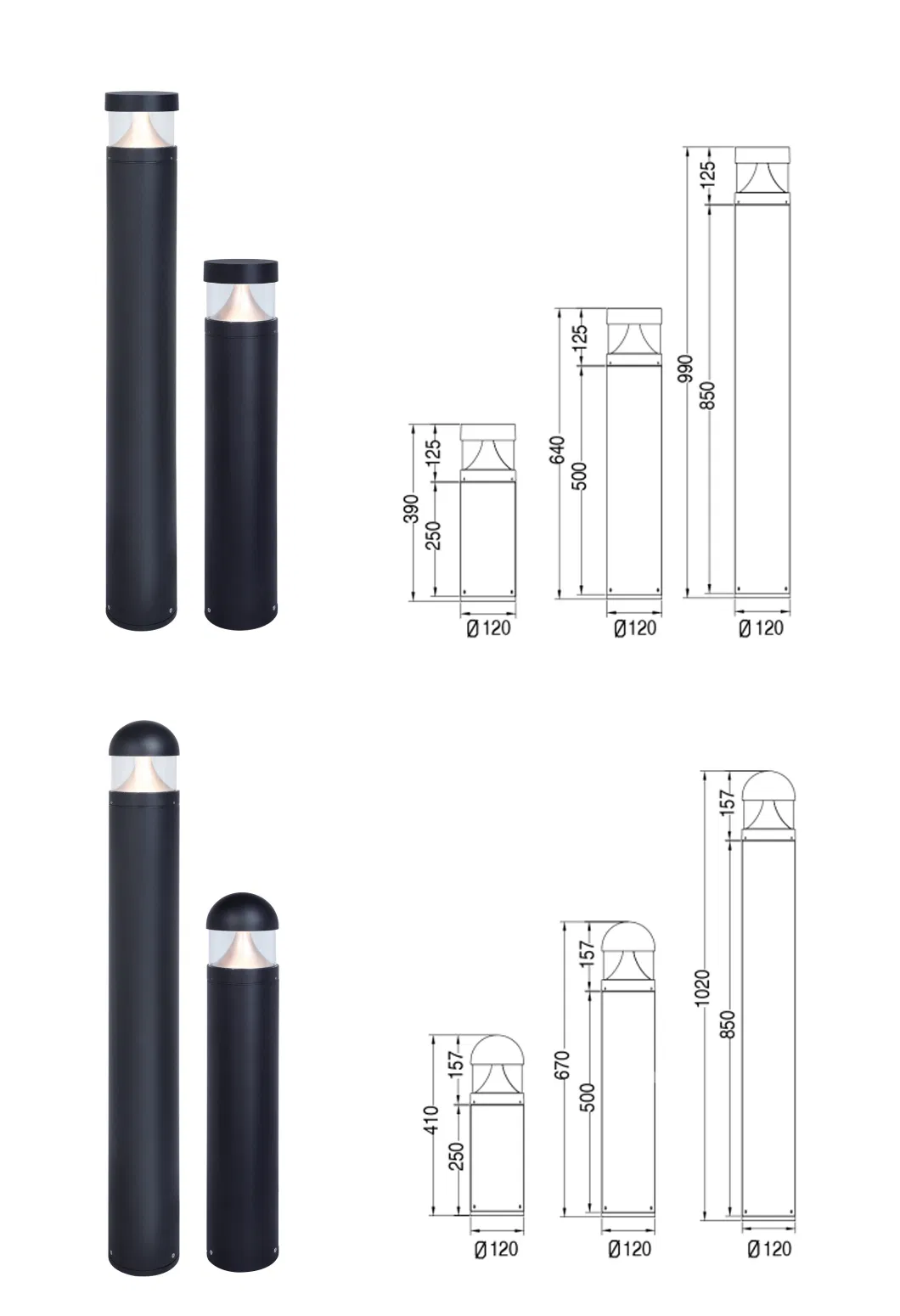 Venda Quente Luz LED OEM Luz de Jardim LED com Driver LED Inteligente Sensor de Movimento IP66 À Prova D'Água CE RoHS Iluminação Solar para Exterior