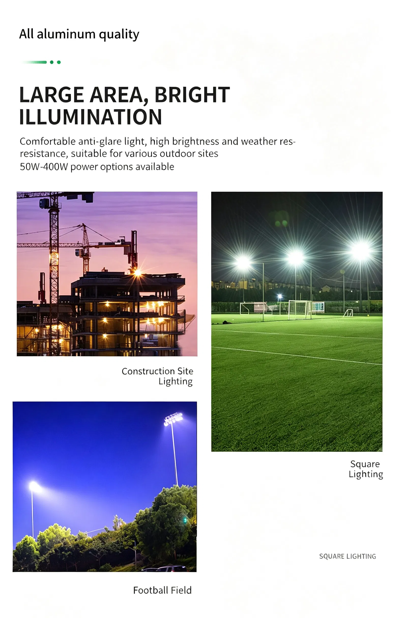 Luz de Estádio Projetor de Luz