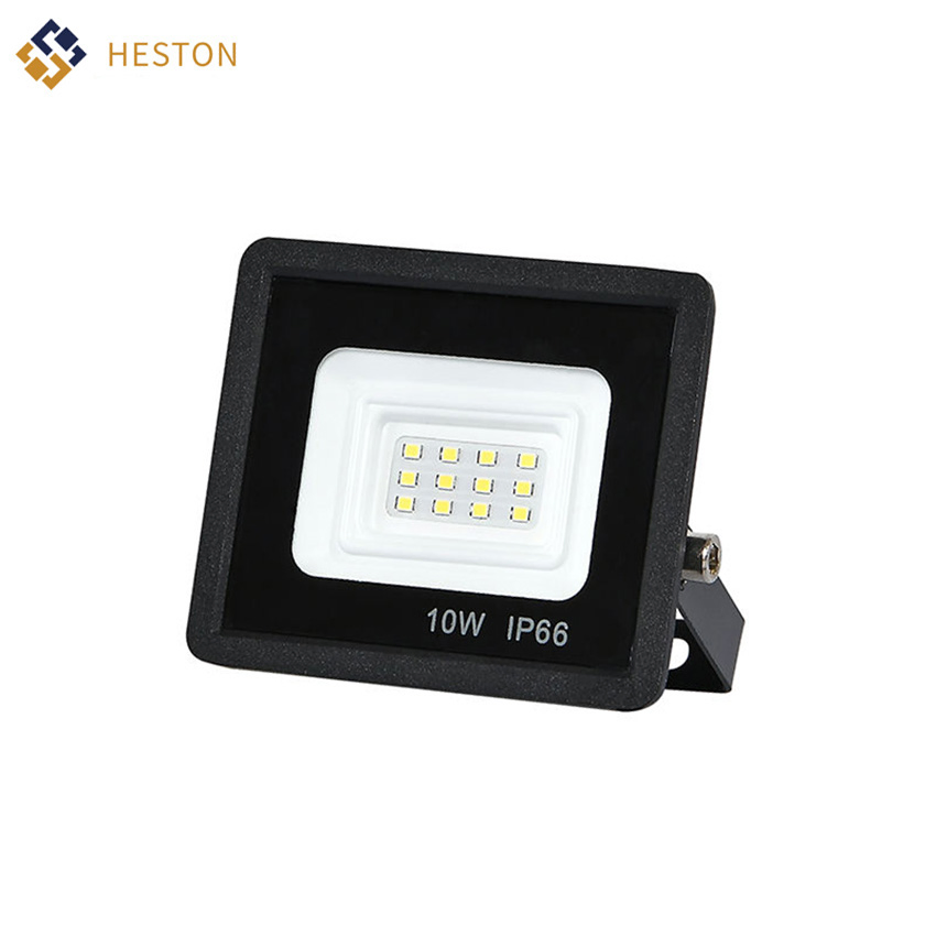 Luz de Inundação LED 10W 4000K IP66 Iluminação Projetora LED para Exterior Luz de Segurança
