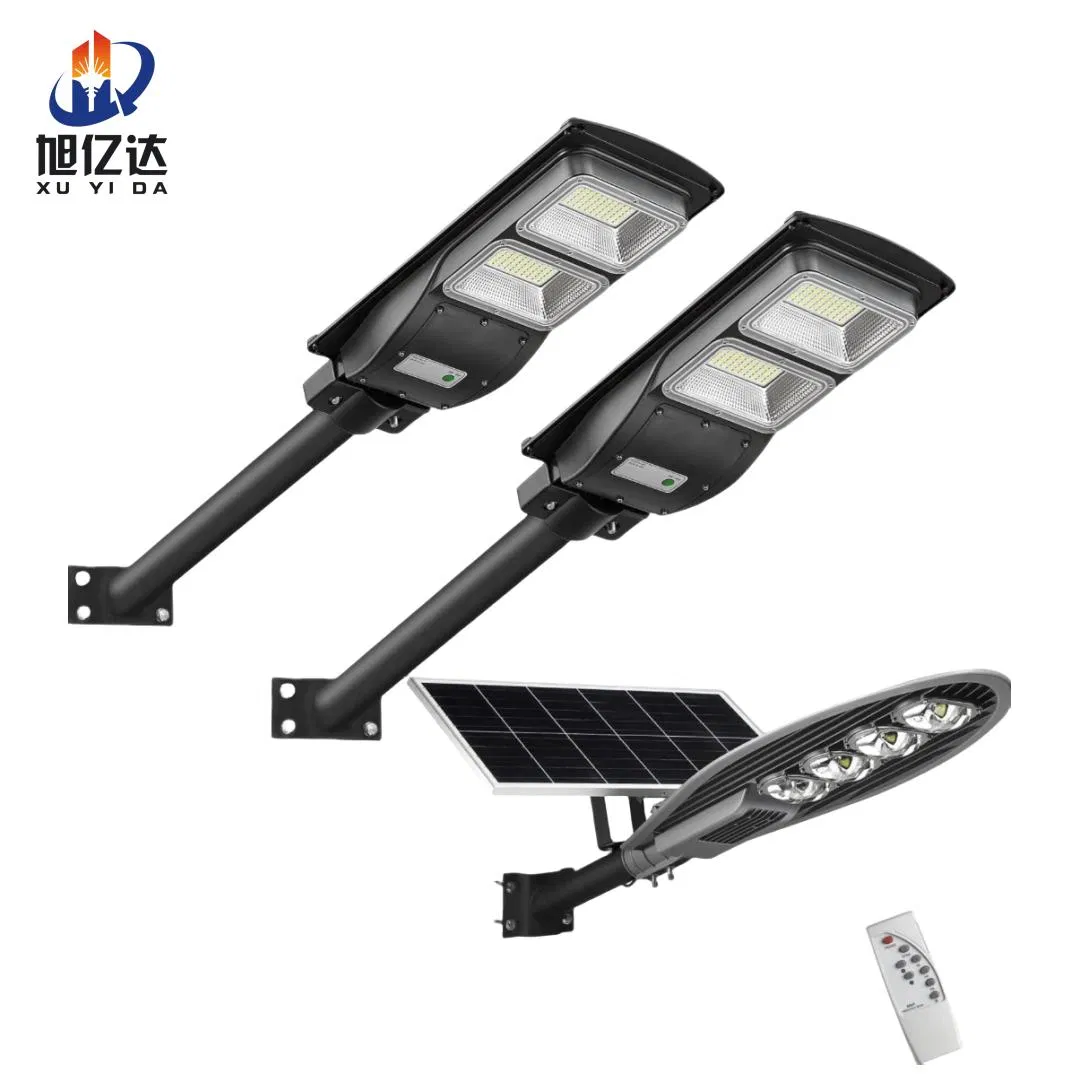 Luzes de Rua Solar LED para Jardim, Parque e Esportes em Alumínio Integrado, à Prova d'Água, Tudo em Um