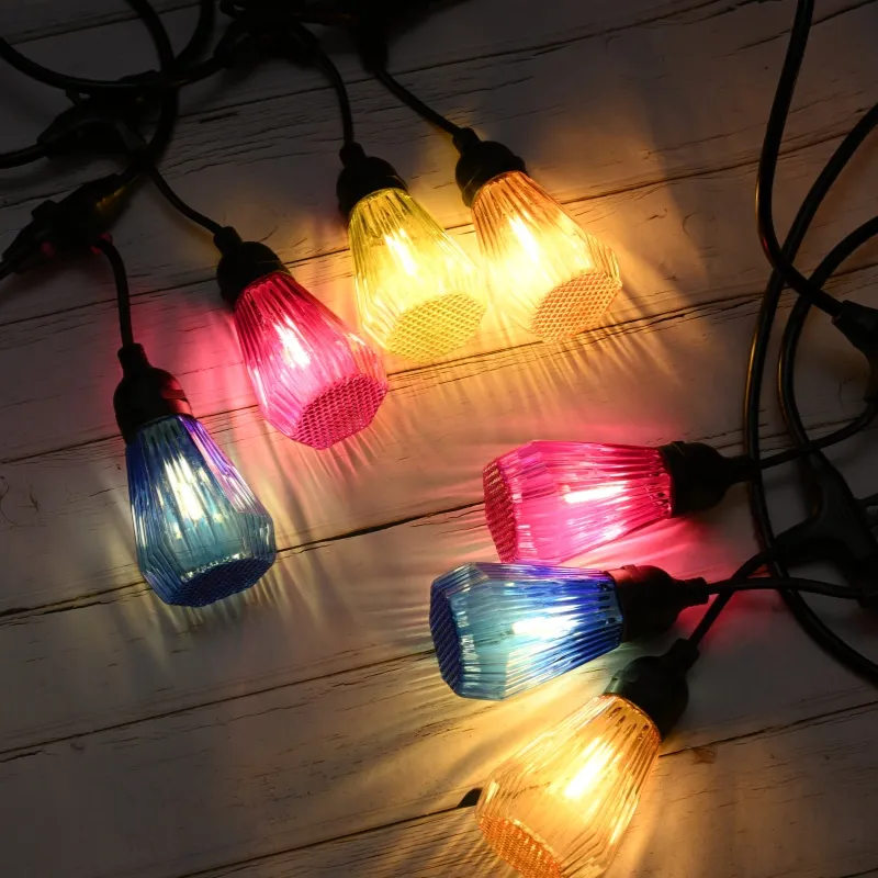 Corda de Luz LED Solar para Paisagismo ao Ar Livre