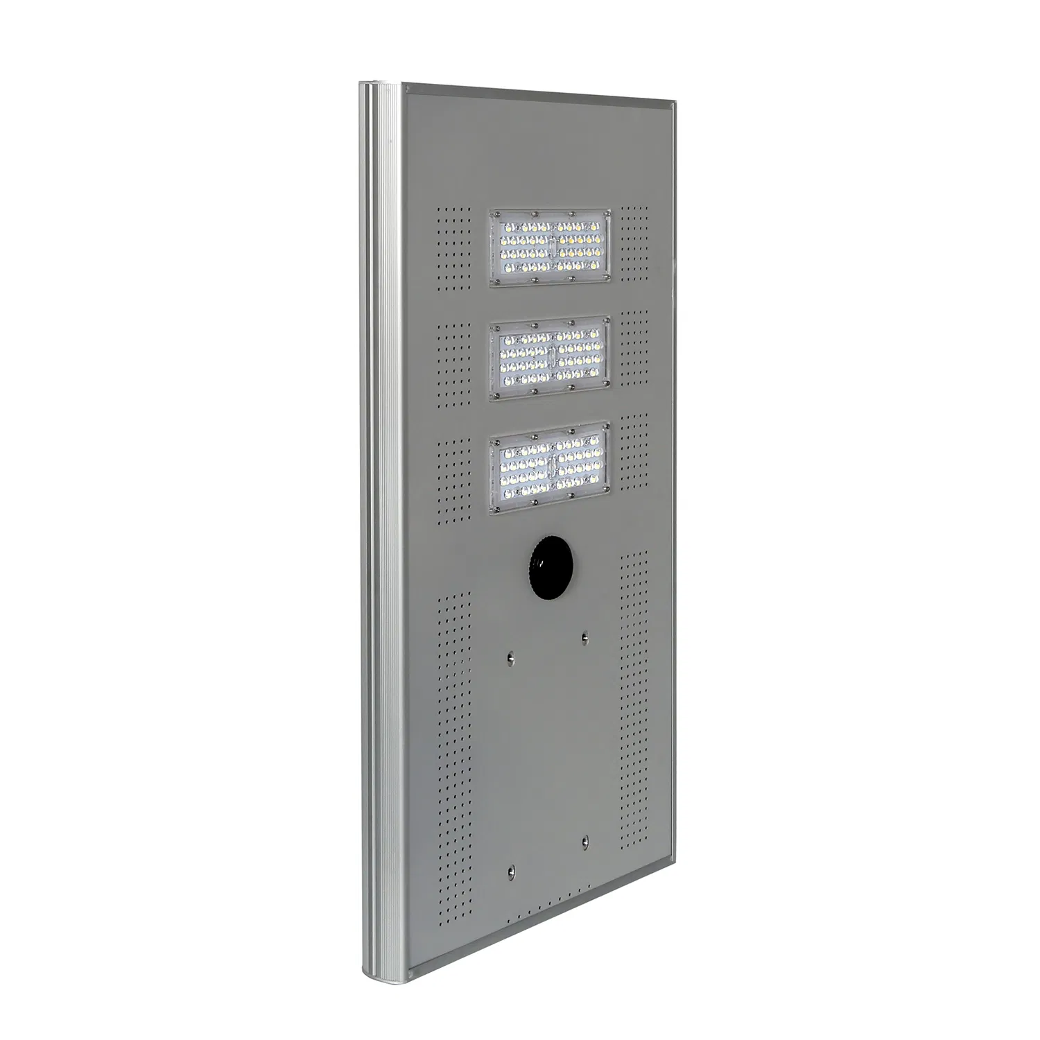 Luz de Rua Solar LED Integrada de Alto Lúmen 6000lm 60W Tudo em Um com Sensor de Movimento para Iluminação Externa Solar