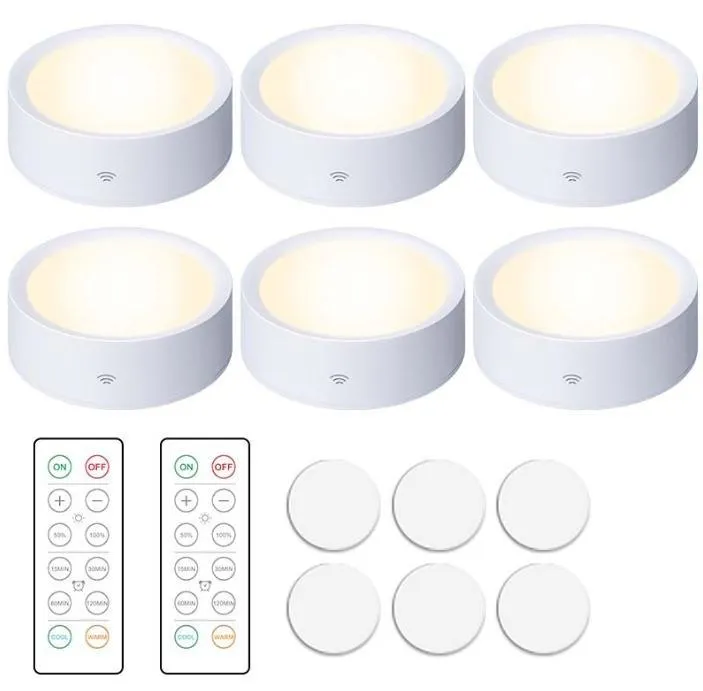 Iluminação de Armário de Montanha LED Decorativa de Alta Qualidade para Interior com Sensor de Movimento por Toque PIR, Lâmpada Sem Fio para Luz de Parede de Armário Interno