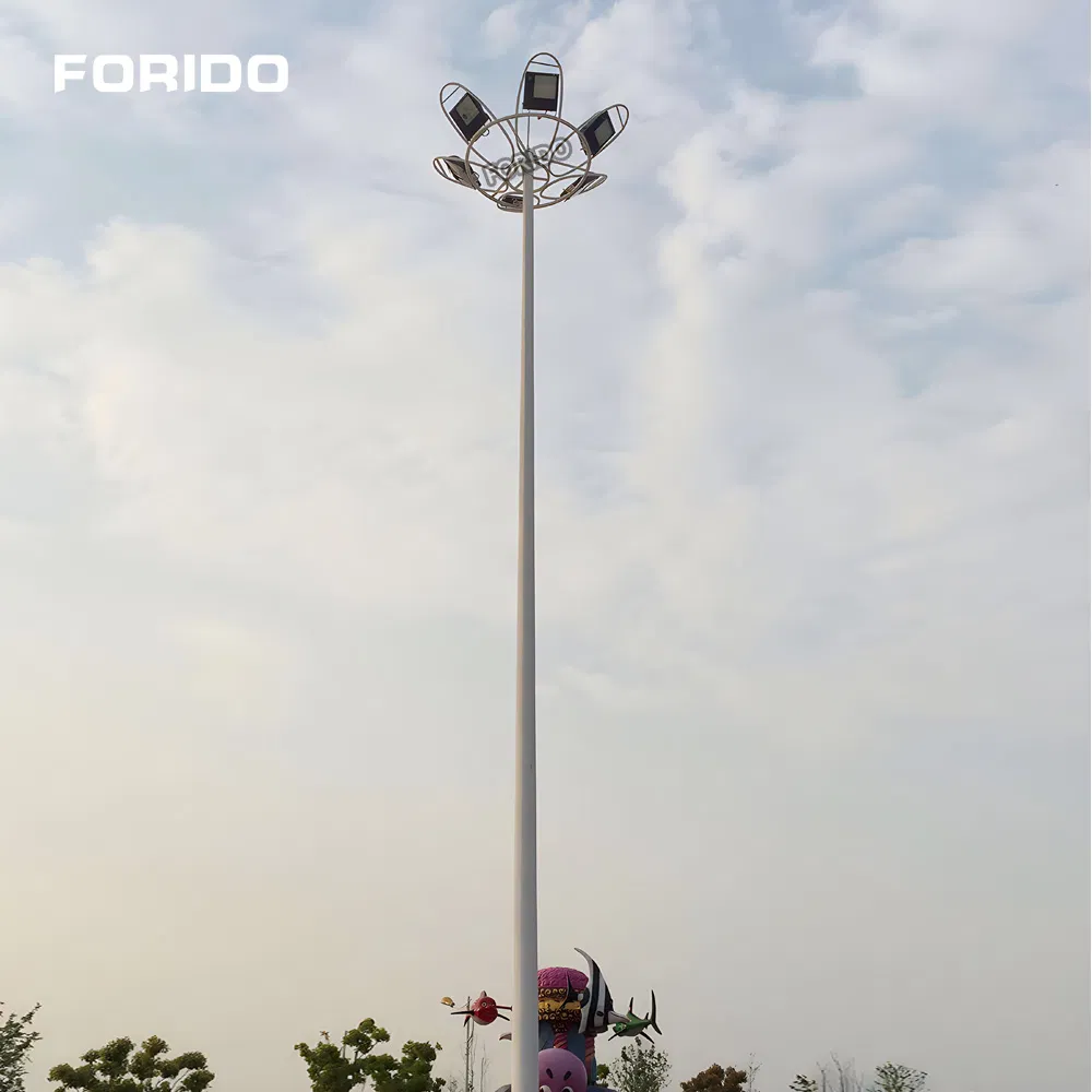 Aprovado pelo CQC 30-1000W Luz de Poste Alto LED Ajustável em Altura Personalizável