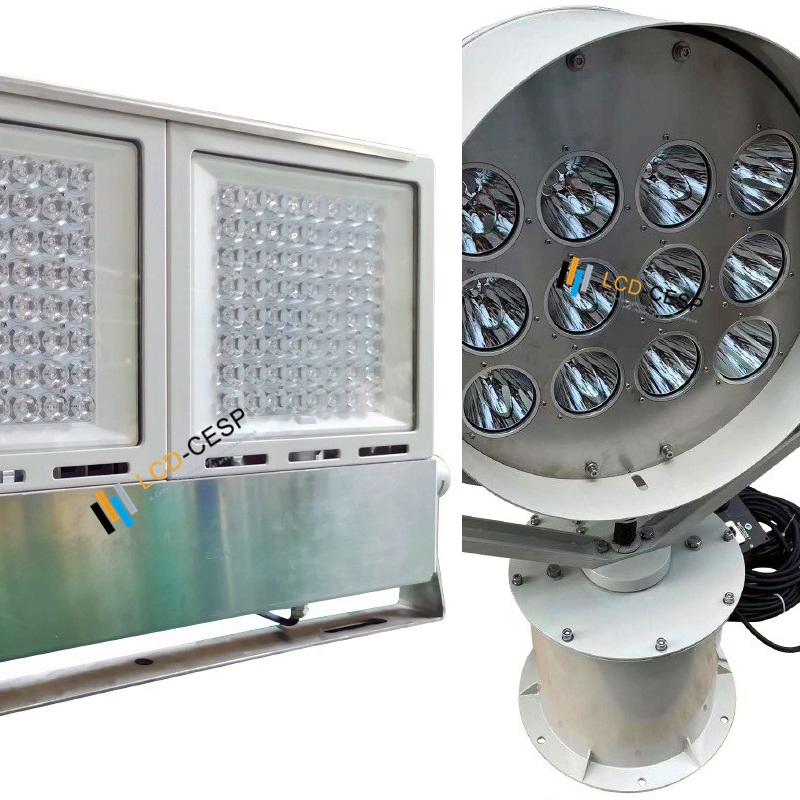 Spotlight Marinho 50W-500W-LED Lâmpada de Inundação para Barco, 12-24V, 8deg-60deg- Iluminação de Lanterna de Pesca para Barco