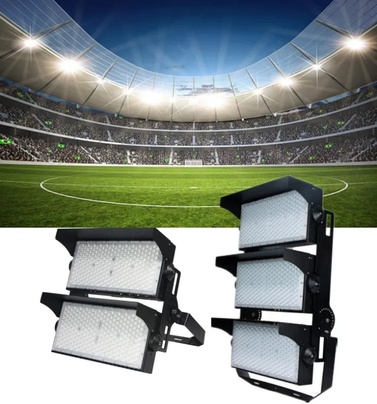 Iluminação de Estádios com Luzes de Inundação LED de Alta CRI ≥80ra para Campos de Esportes Profissionais