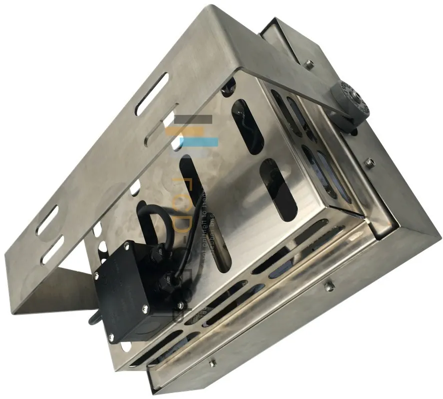 Iluminação LED de Inundação de Grau Marinho 250W Holofote para Convés de Barco 6500K Feixe Óptico de Holofote 2-3deg Iluminação Externa em Aço Inoxidável 3000m