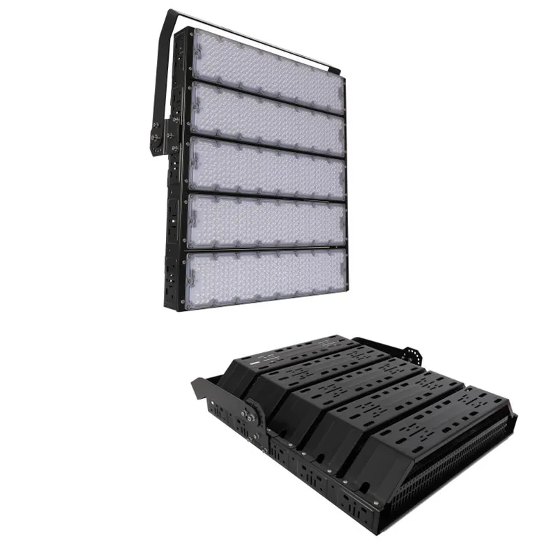 Iluminação de Estádio de Futebol LED Meanwell 160lm/W CRI>80 3000-6500K 1000W