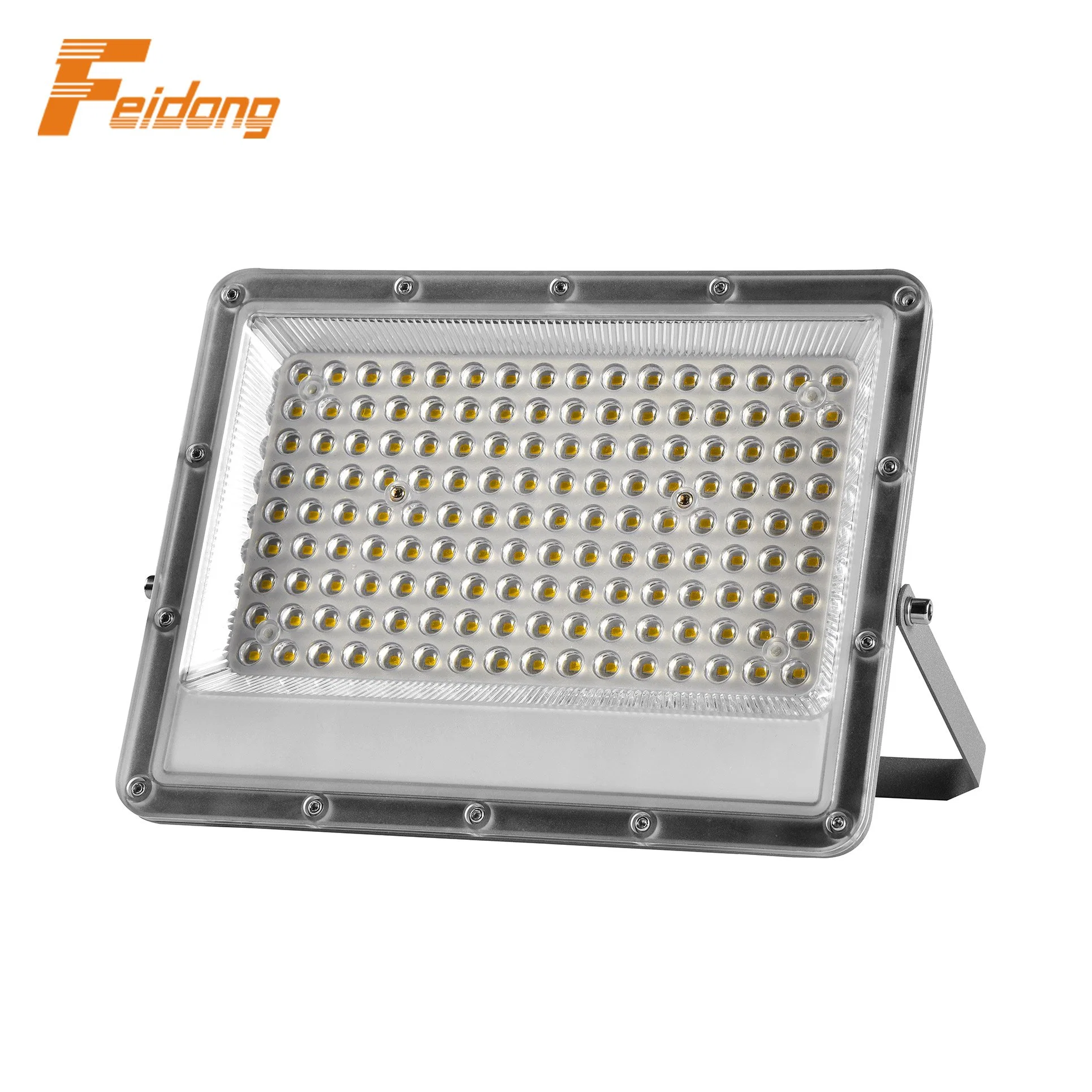100% Potência 10W 20W 30W 50W 100W 150W 200W 300W 400W Dob AC100-265V AC200-240V Iluminação Externa IP66 LED Holofote Lâmpada Holofote Ultra Fina LED