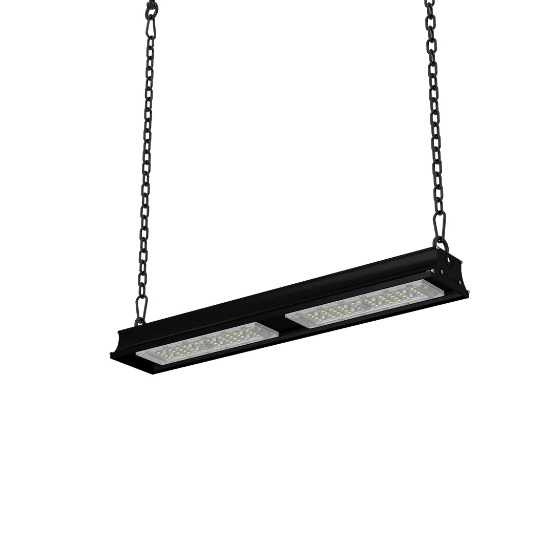 Luz Linear de Alta Baía LED 80W 100W 120W 150W 200W 240W 300W 400W 500W IP66 Iluminação Industrial de Armazém Sensor Inteligente Design Dimerizável Economia de Energia Inteligente