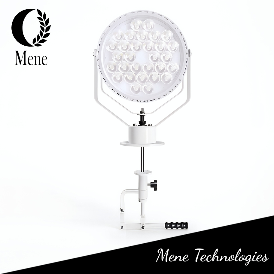 Lanterna de Busca LED Marinha Spot IP68 Ik10 Chip CREE 3000m Alcance 360° Rotação Resistente a Spray Salino Luz de Navio para Convés de Navio Iluminação de Alvo Preciso