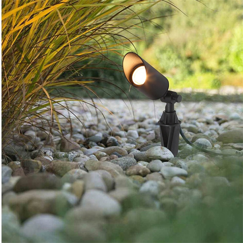 Lanterna de Jardim Spot de Alumínio à Prova d'Água de Alta Qualidade IP65 Iluminação Externa Luz de Spot de Jardim Paisagismo LED Spike Jardim