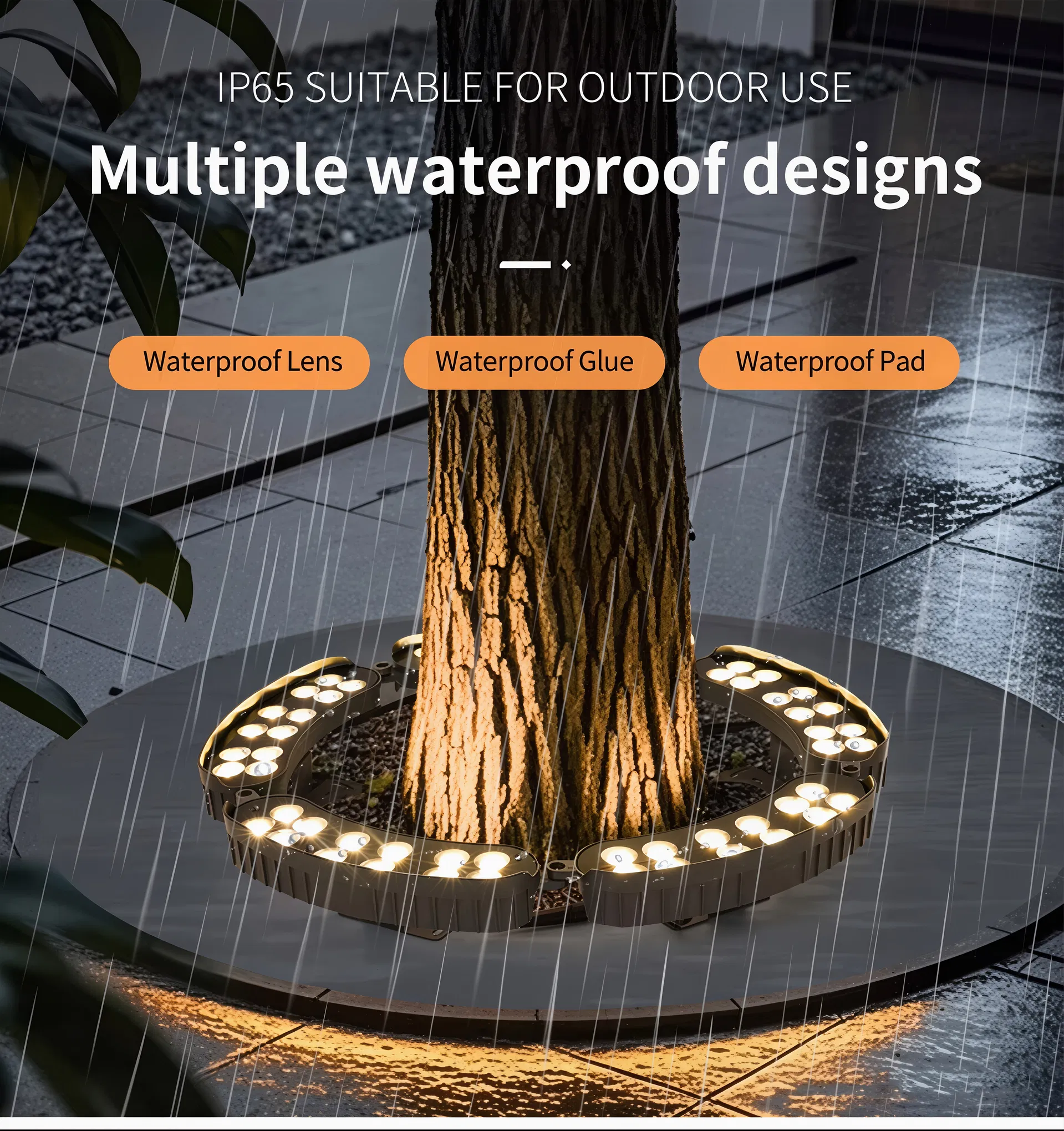 Luz de Jardim para Árvore LED IP65 Alumínio Fundido 12W CE RoHS