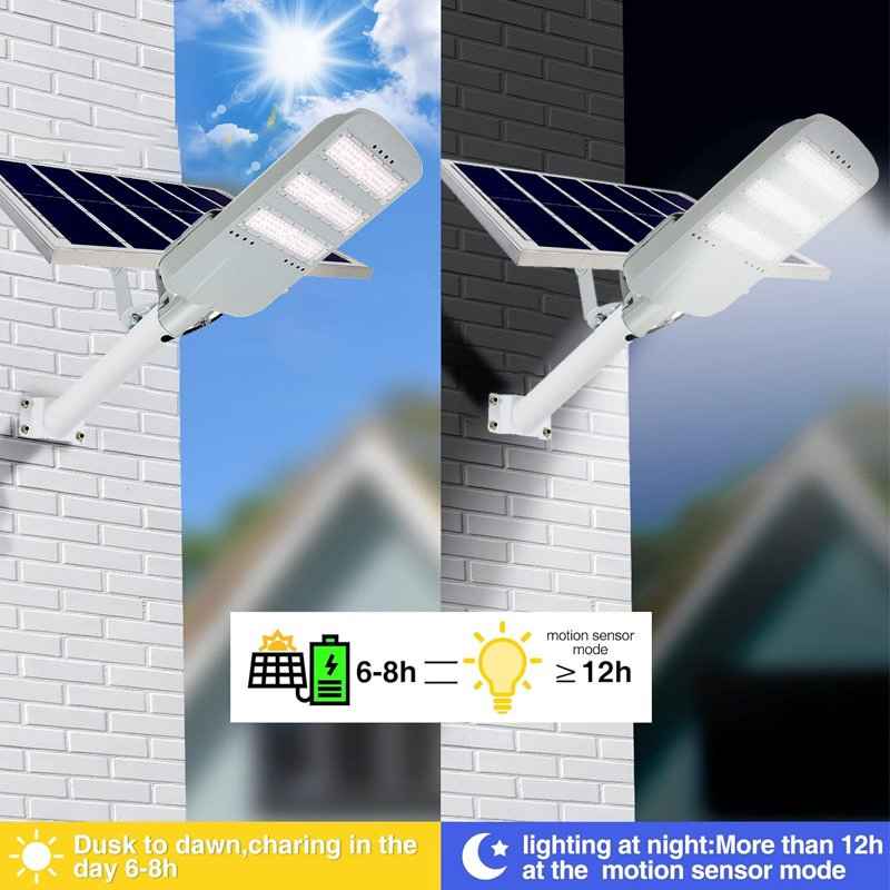 IP67 Luz Solar para Inundação Externa à Prova d'Água com Controle Remoto 60W 100W 200W 300W 500W 1000W Lâmpada Solar de Jardim SMD LED de Alta Potência