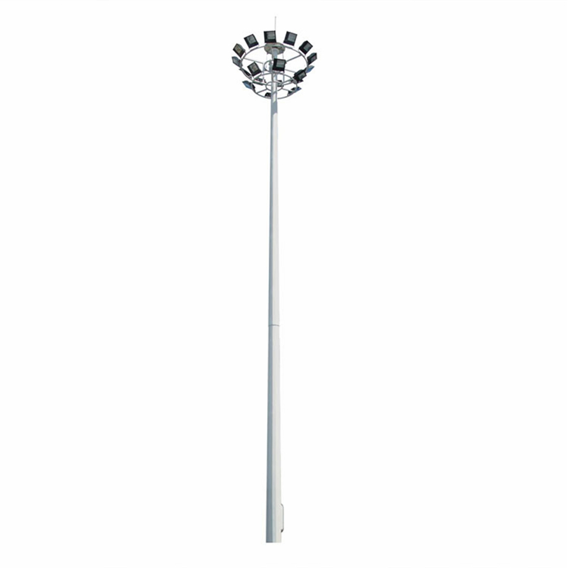 Iluminação de Rua LED Hepu para Exterior, Poste de Alta Masturação