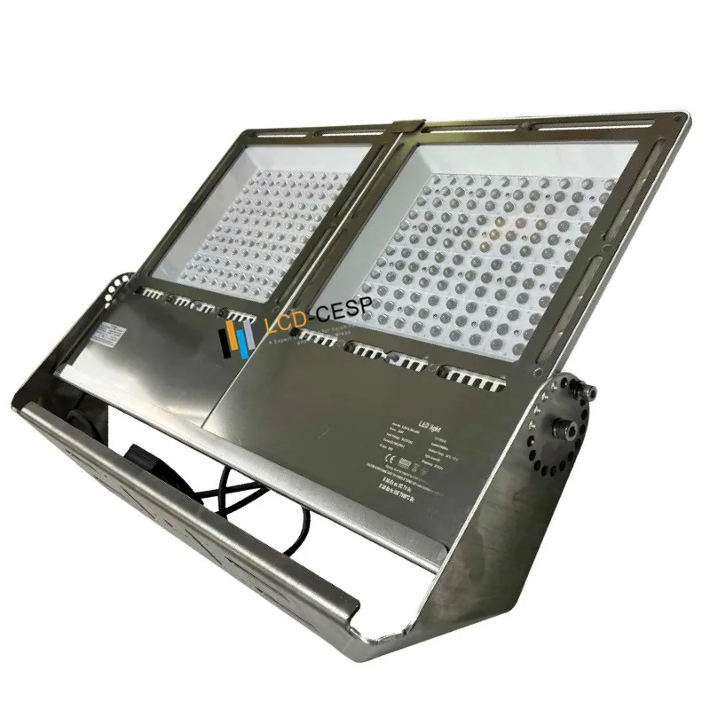 Lâmpada à Prova de Explosão -400W - LED - 90-305VAC -5700K- Holofote de Feixe Médio - Iluminação Marinha Atex