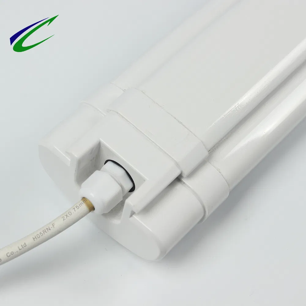 Lâmpada Tri-Proof Moderna de Economia de Energia 2&times; 18W À Prova de Poeira À Prova d'Água Antisséptica Iluminação LED