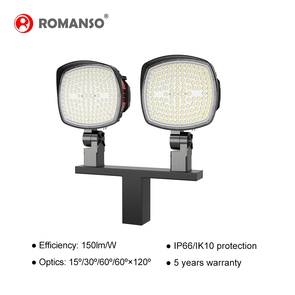 5-Year Garantia Externa IP66 LED Impermeável 1200W Luzes de Estádio Flood