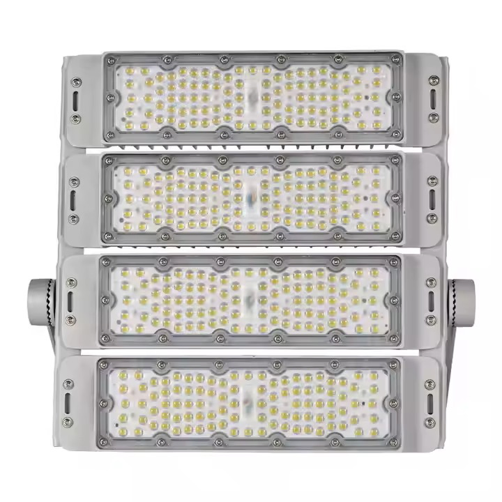 Iluminação de Túnel Modular LED de Alta Potência em Alumínio IP65 para Exterior 200W 300W 400W 500W 600W 700W 800W Luzes de Inundação para Estádio