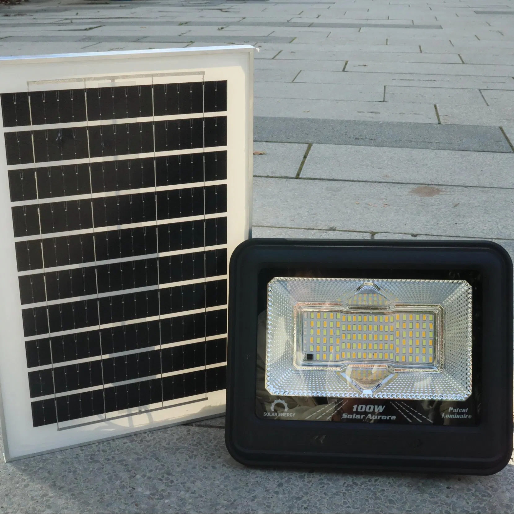 600W Luz de Inundação LED Solar Aurora
