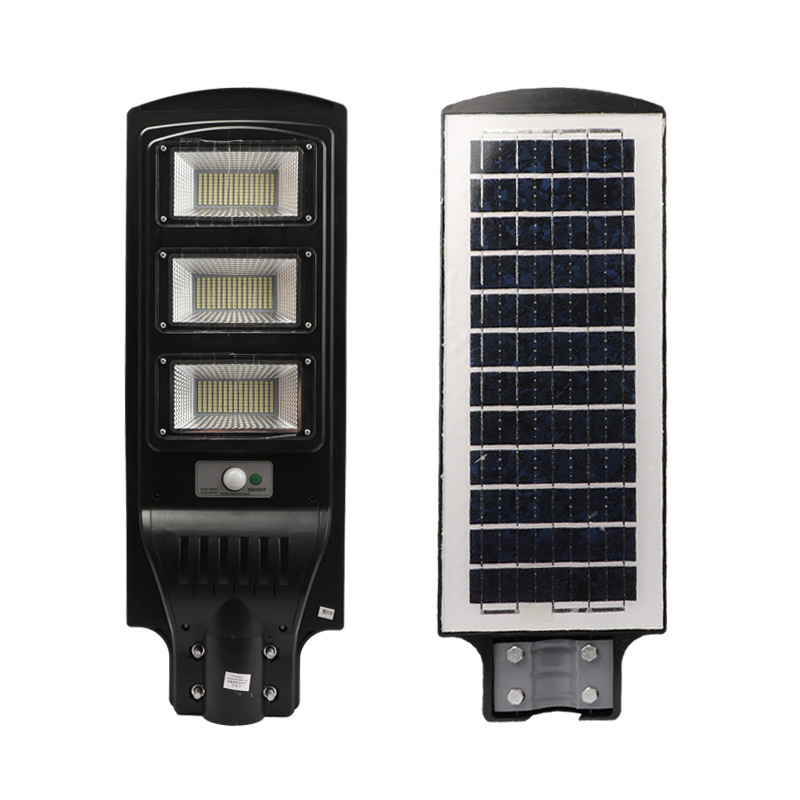 Luzes de Rua Solar LED para Jardim, Parque e Esportes em Alumínio Integrado, à Prova d'Água, Tudo em Um