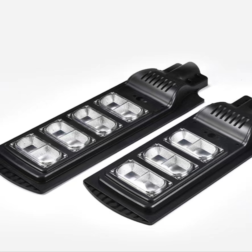 Luzes de Rua Solar LED para Jardim, Parque e Esportes em Alumínio Integrado, à Prova d'Água, Tudo em Um