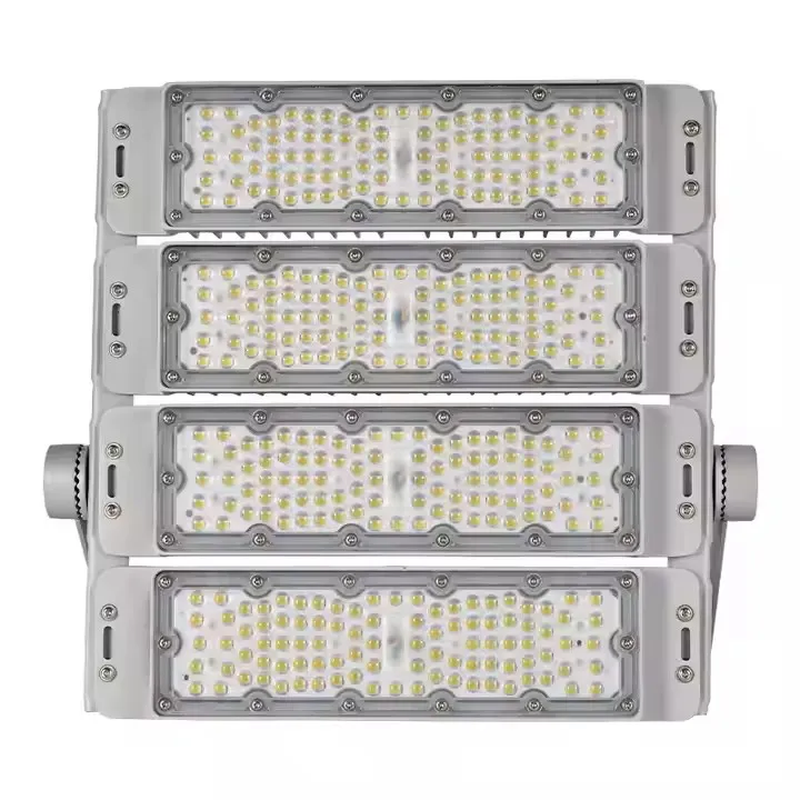 Iluminação de Túnel Modular LED de Alta Potência em Alumínio IP65 para Exterior 200W 300W 400W 500W 600W 700W 800W Luzes de Inundação para Estádio