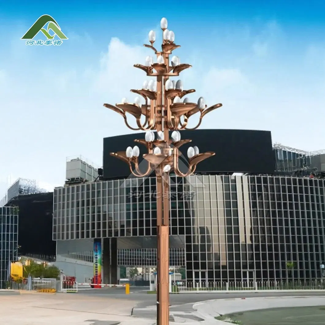 Luzes de Poste de Paisagem Personalizadas de Altura Ajustável Tainuo Long Life para Vila