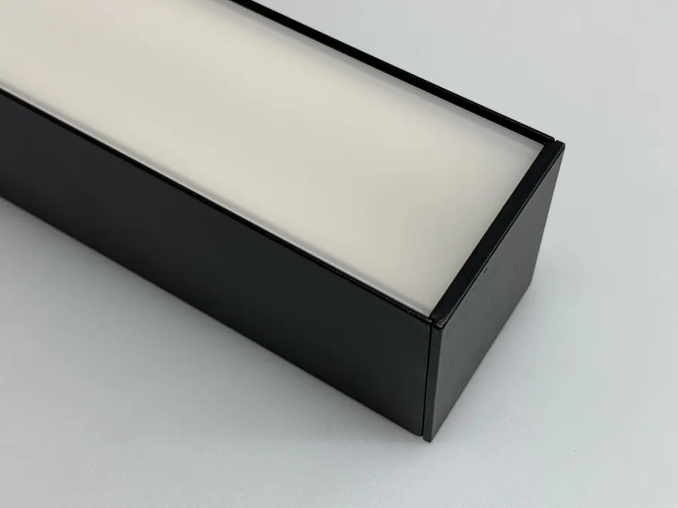 Acabamento em Madeira Arquitetônica Perfil de Alumínio Iluminação Linear LED Branco Ajustável RGBW Dali Casambi