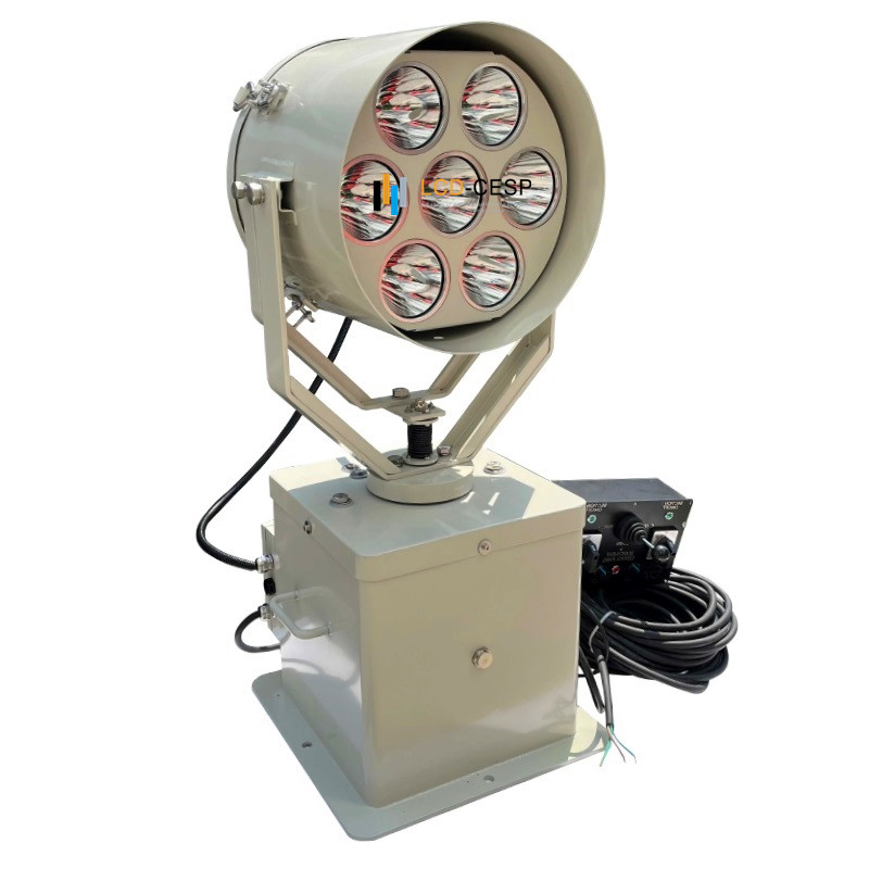 Holofote Marinho 5000W-1000W, Luz LED Spot Flood, 85-265VAC, 8deg, 1km-2km-3km-5km-6km Iluminação de Busca