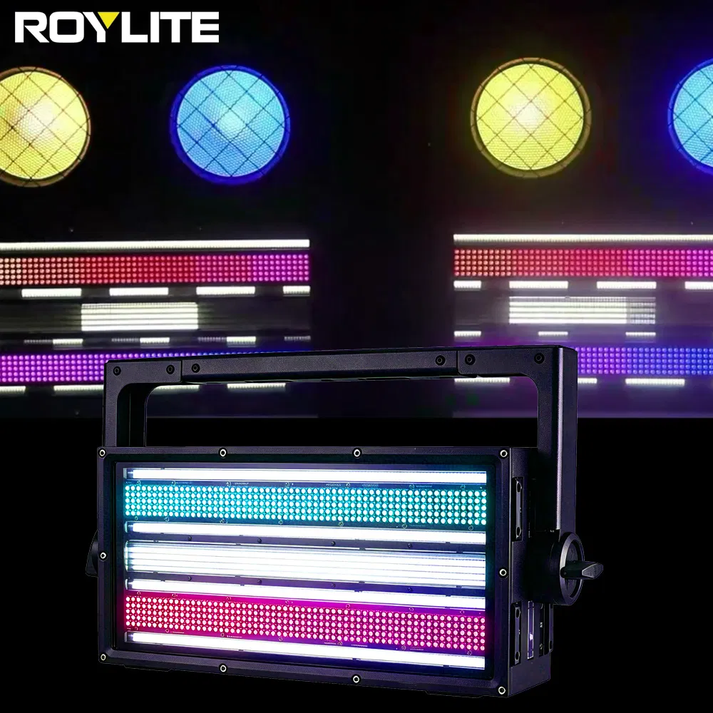 800W Painel de Estroboscópio RGB LED à Prova d'Água para Arquitetura Externa, Iluminação de Estágio Estroboscópica Jointable