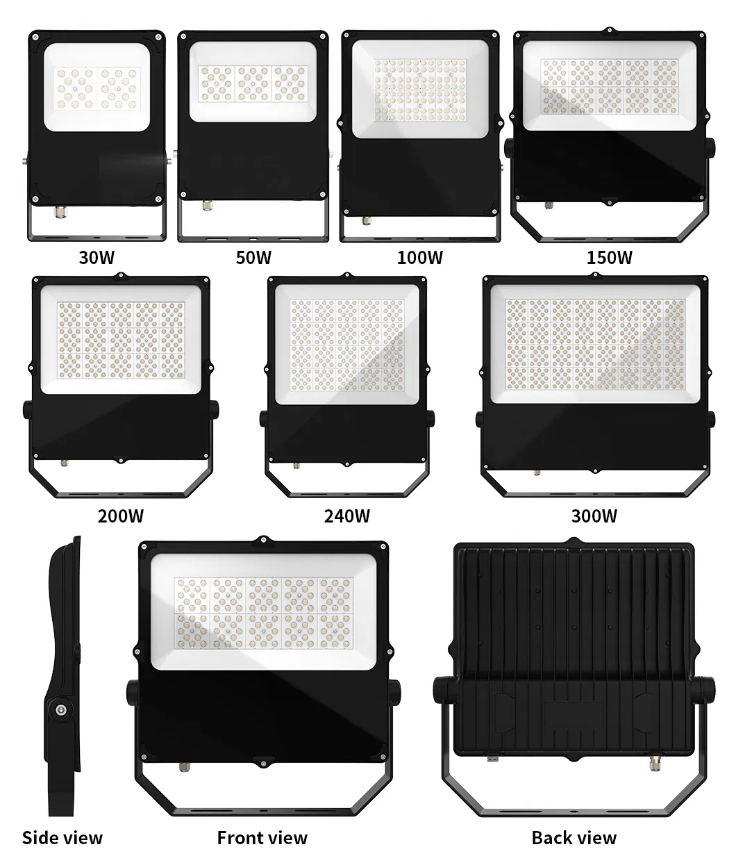 Refletor LED 300W 400W 500W Iluminação LED de Alta Potência Usada para Iluminação de Esportes