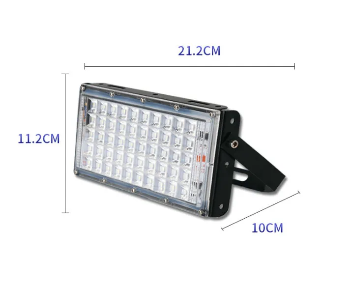 2025 LED RGB 100W Luz de Inundação LED RGB 50W 100W Luz Colorida Luzes de Inundação RGB