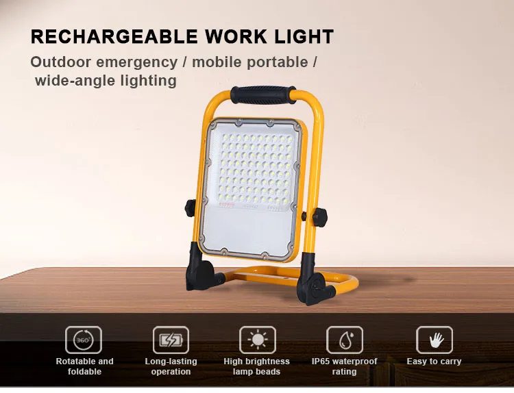 Projetor Industrial Refletor Luz de Inundação 50W Iluminação Paisagística LED RGB 5000K