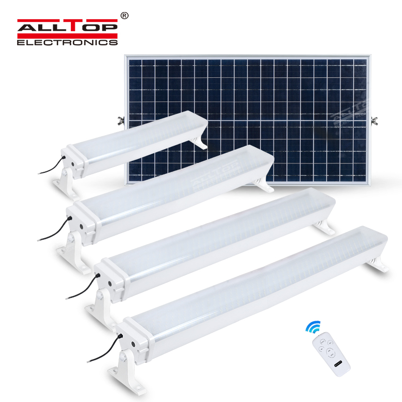 Fixture de Iluminação Interna Linear à Prova d'Água IP65 Alumínio 20W 40W 60W 80W Luz Solar LED Tri-Proof
