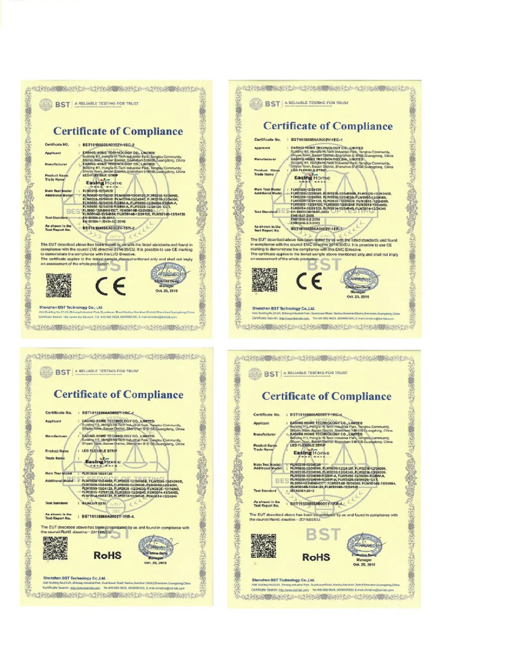 Controle de qualidade e certificações