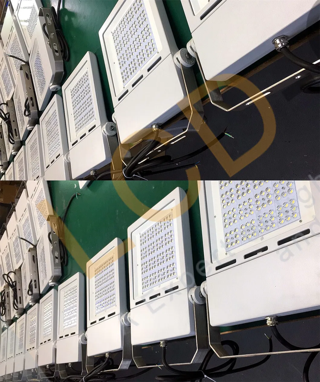Holofote de Aço Inoxidável de Grau Marinho 100W-200W-300W, Spot LED, 100-277V, 4000K, Iluminação de Busca