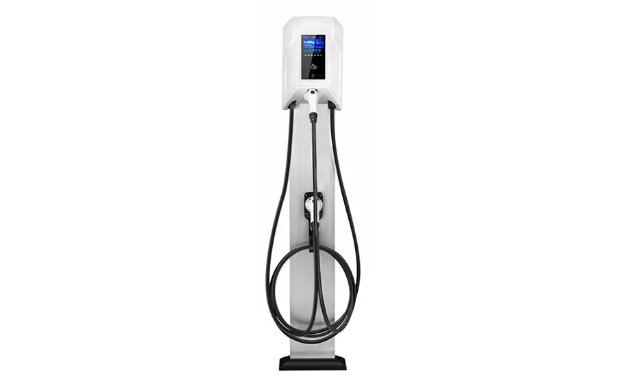 GB standard dual-gun AC EV charging station