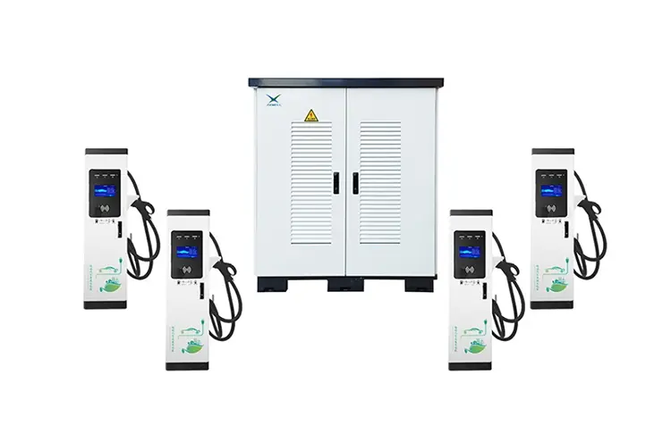 360–720kW split-type DC fast EV charging station with multiple terminals