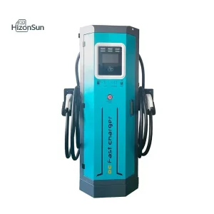 China 60KW-360KW Dual Gun DC EV Charger Octagonal Heavy Duty Jakarta Model