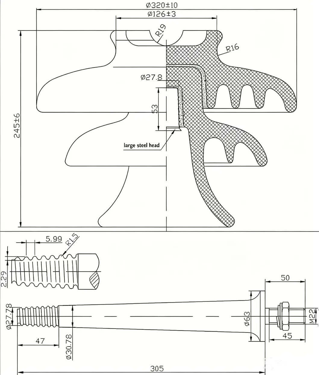 Technical Specifications drawing