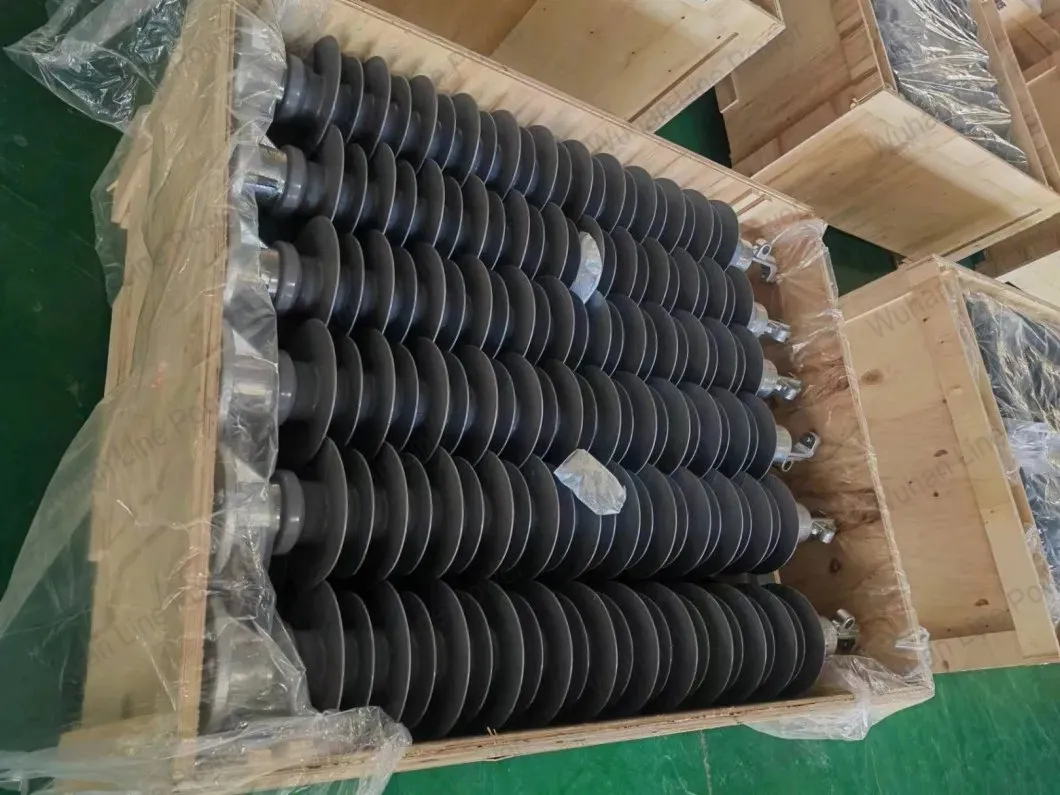 400kv عوازل محطة الكهرباء من مطاط السيليكون البوليمري لنقل الطاقة