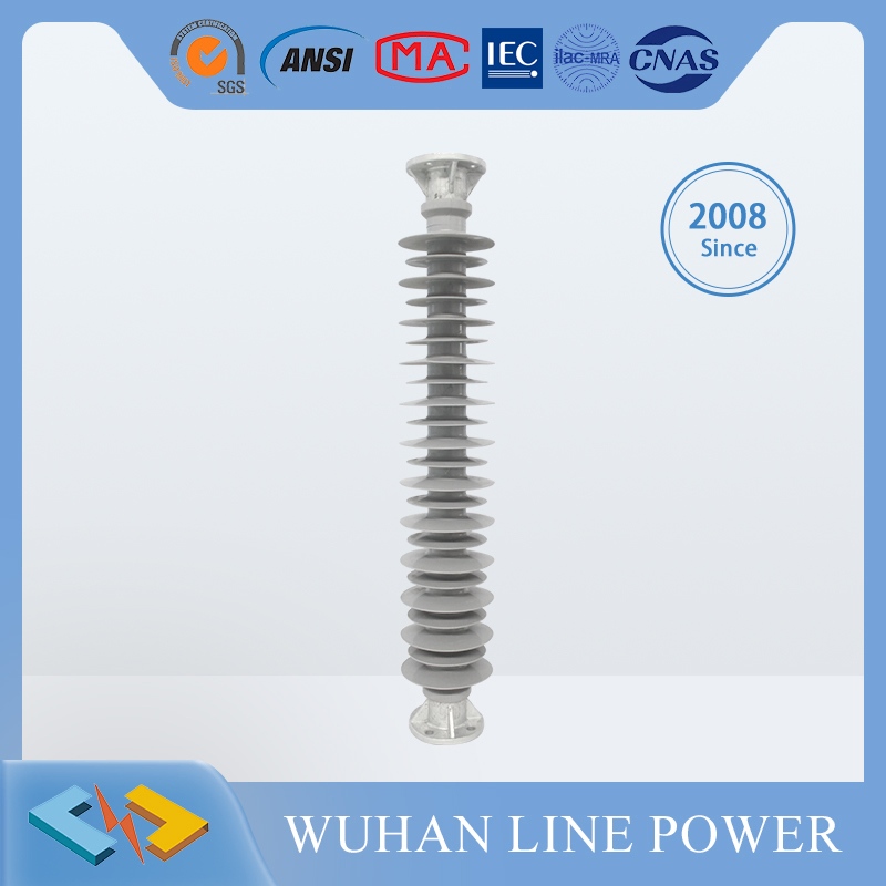 عازل مطاطي سيليكوني لمحطة خطوط الجهد العالي المركبة للطاقة 11kv 33kv 69kv 110kv