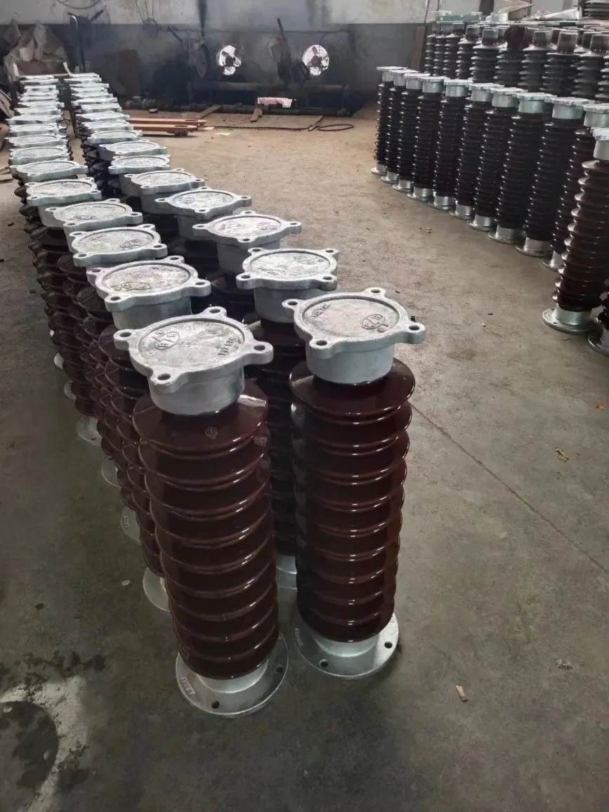عازل عمود سيراميك بورسلين عالي الجهد 220kv عازل عمود عازل بورسلين محطة عازل عمود