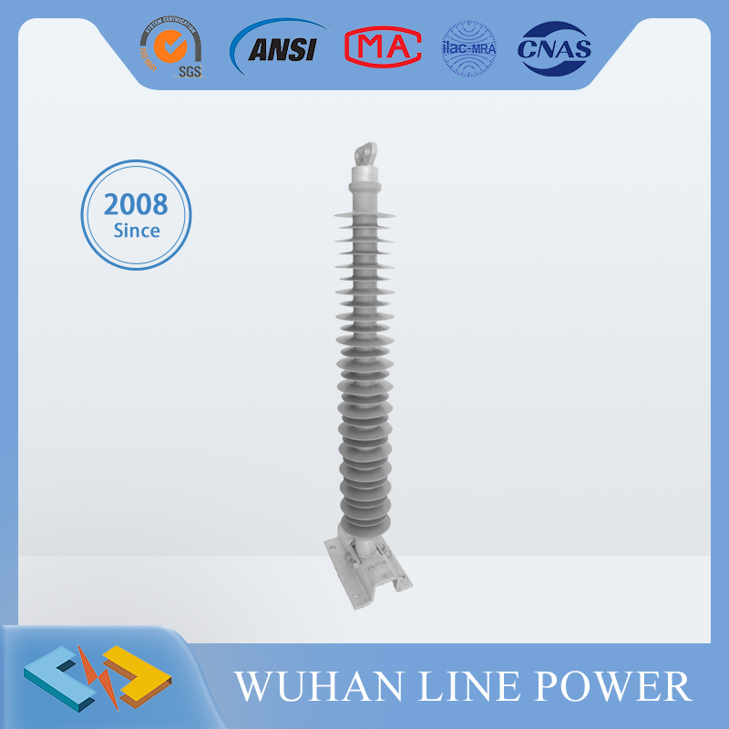 عازل مطاطي سيليكوني لمحطة خطوط الجهد العالي المركبة للطاقة 11kv 33kv 69kv 110kv